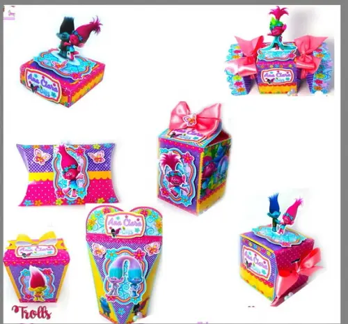 Kit Arquivo de Corte Silhouette Festa Trolls