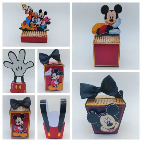 Kit Digital Arquivo de Corte Silhouette Mickey Luxo