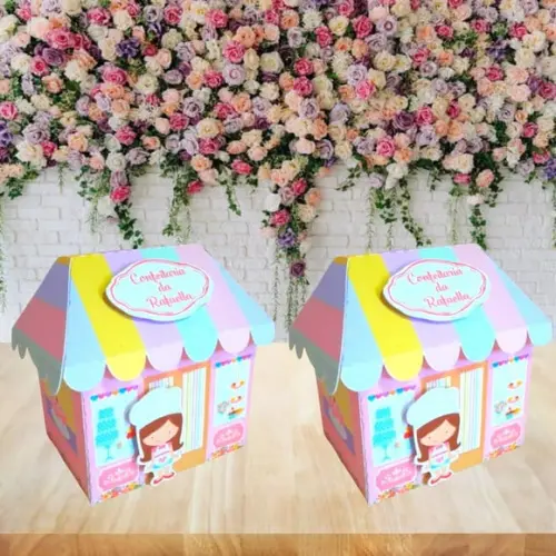 Arquivo Digital Silhouette Casinha Confeitaria Luxo