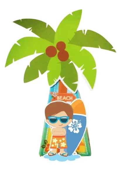 Arquivo Digital Silhouette Surf Menino Luxo