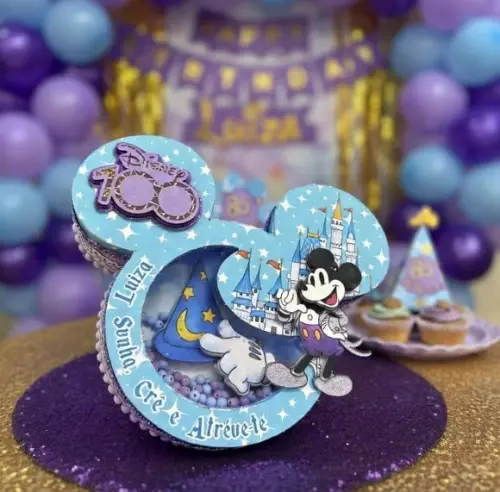 Caixa Cabeça Mickey Arquivo de Corte Studio
