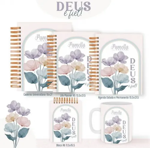Combo de Capas Volta Ás Aulas Deus É Fiel Png/ pdf