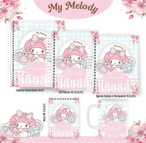 Combo de Capas Volta Ás Aulas May Melody Png/ pdf