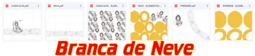 Arquivo Digital Studio e pdf Branca de Neve Luxo