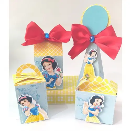 Arquivo de Corte Silhouette Branca de Neve Luxo