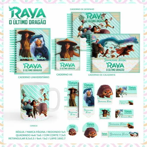 Arquivo Digital Kit Volta Ás Aulas Raya e o Ultimo Dragão