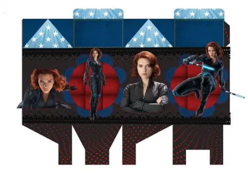 Arquivo Máquina Silhouette Festa Viúva Negra Marvel