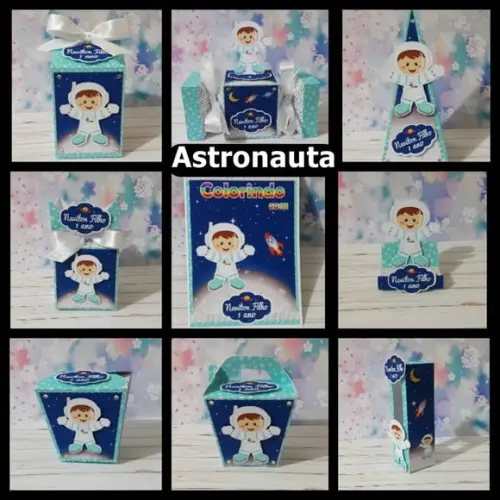 Arquivo Digital Silhouette Astronauta Luxo