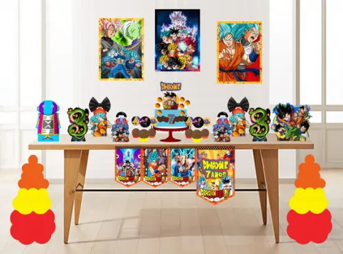 Arquivo Caixa Silhouette Dragon Ball Z Luxo