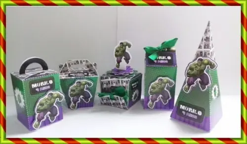 Kit Digital Arquivo Silhouette Hulk Festa em Casa