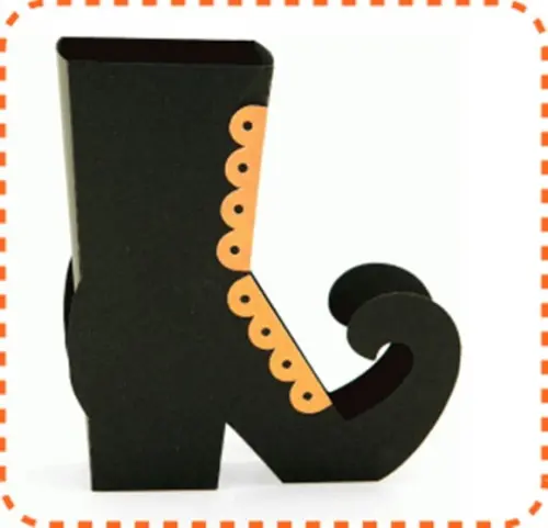 Arquivo **** Silhouette ****** Bota de Bruxa Halloween