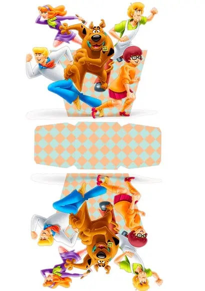 ARQUIVO CAIXA SILHOUETTE SCOOBY DOOH E SUA TURMA