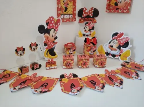 ARQUIVO CAIXA SILHOUETTE FESTA EM CASA MINNIE