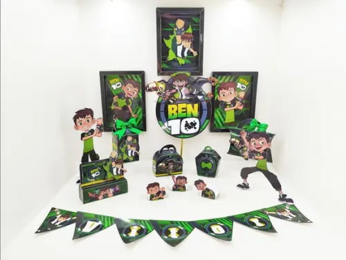 ARQUIVO CAIXA SILHOUETTE FESTA EM CASA BEN 10