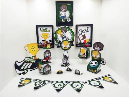 Arquivo Caixa Silhouette Festa em Casa Futebol