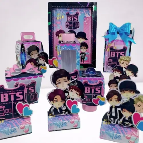 ARQUIVO CAIXA SILHOUETTE BTS LUXO