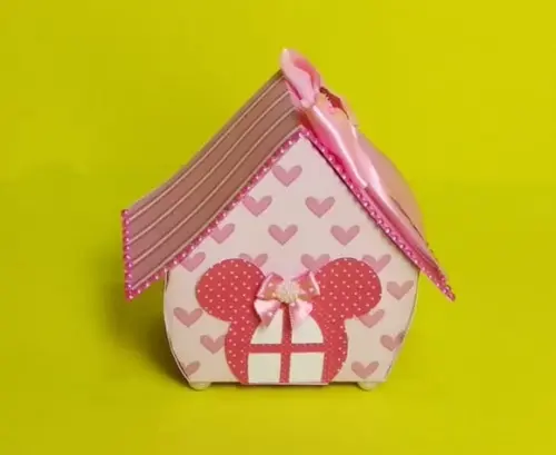 Arquivo Digital Silhouette Casinha Minnie Luxo