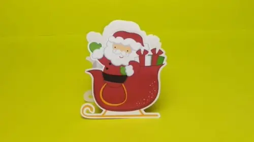 ARQUIVO CAIXA SILHOUETTE TRENÓ DO PAPAI NOEL