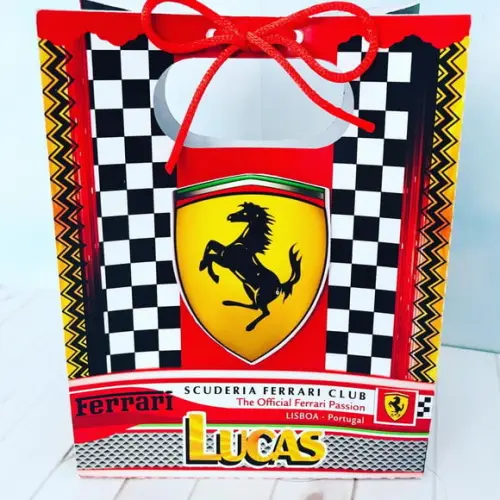 Arquivo Caixa Silhouette Ferrari Luxo
