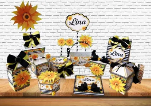 Arquivo Corte Digital Festa My Sunshine Girassol Luxo