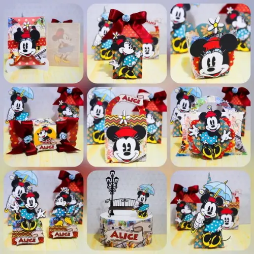 Arquivo Corte Digital Festa Minnie Vintage Luxo 2019
