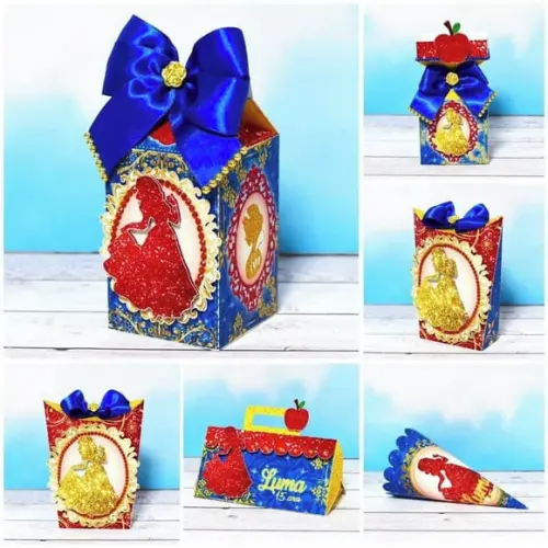 Arquivo Silhouette Branca de Neve Superluxo