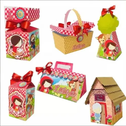 Kit Digital Arquivo de Corte Silhouette Chapeuzinho 2018