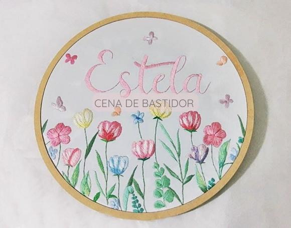 Bordado à Mão - Flores