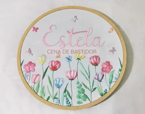 Bordado à Mão - Flores