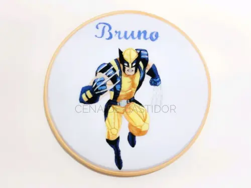 Bordado Super Heroi