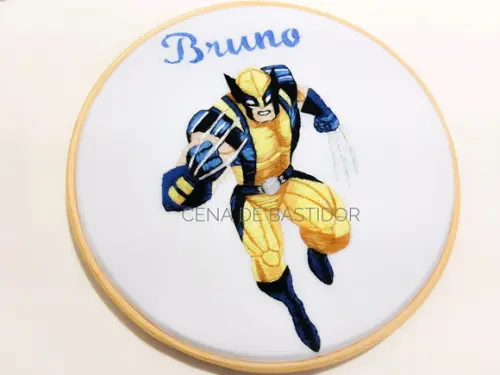 Bordado Super Heroi
