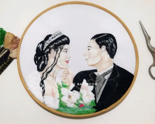 Retrato Bordado