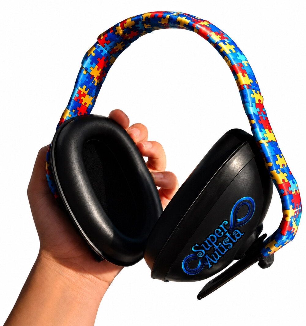 Abafador 14 db Antirruído arco color quebra-cabeça + Iô Iô Su