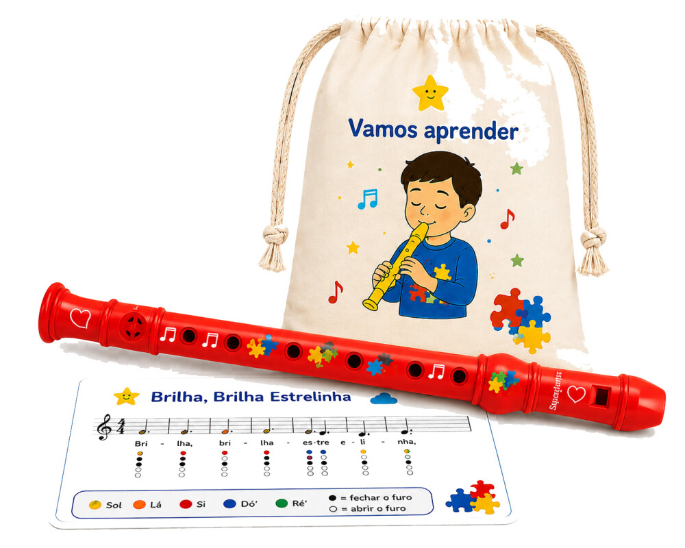 Flauta Super Autista Aprendizado Cognitivo Através da Música