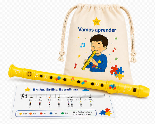 Flauta Super Autista Aprendizado Cognitivo Através da Música