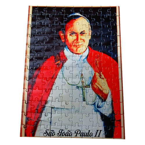 Quadro Decorativo Quebra-cabeça de 120 peças A3 São João Paul