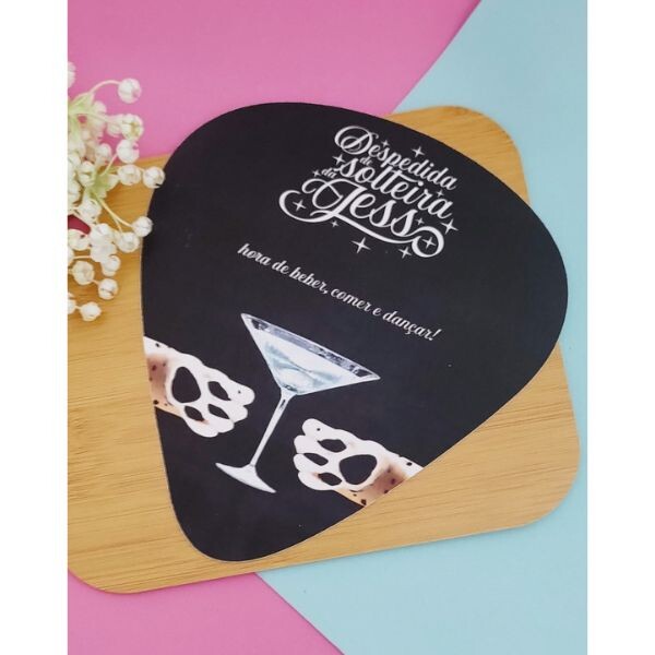 100 Leque Ventarola Papel para Casamento Dupla Face