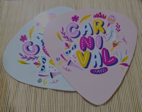 100 Leque Ventarola Papel para Casamento Dupla Face
