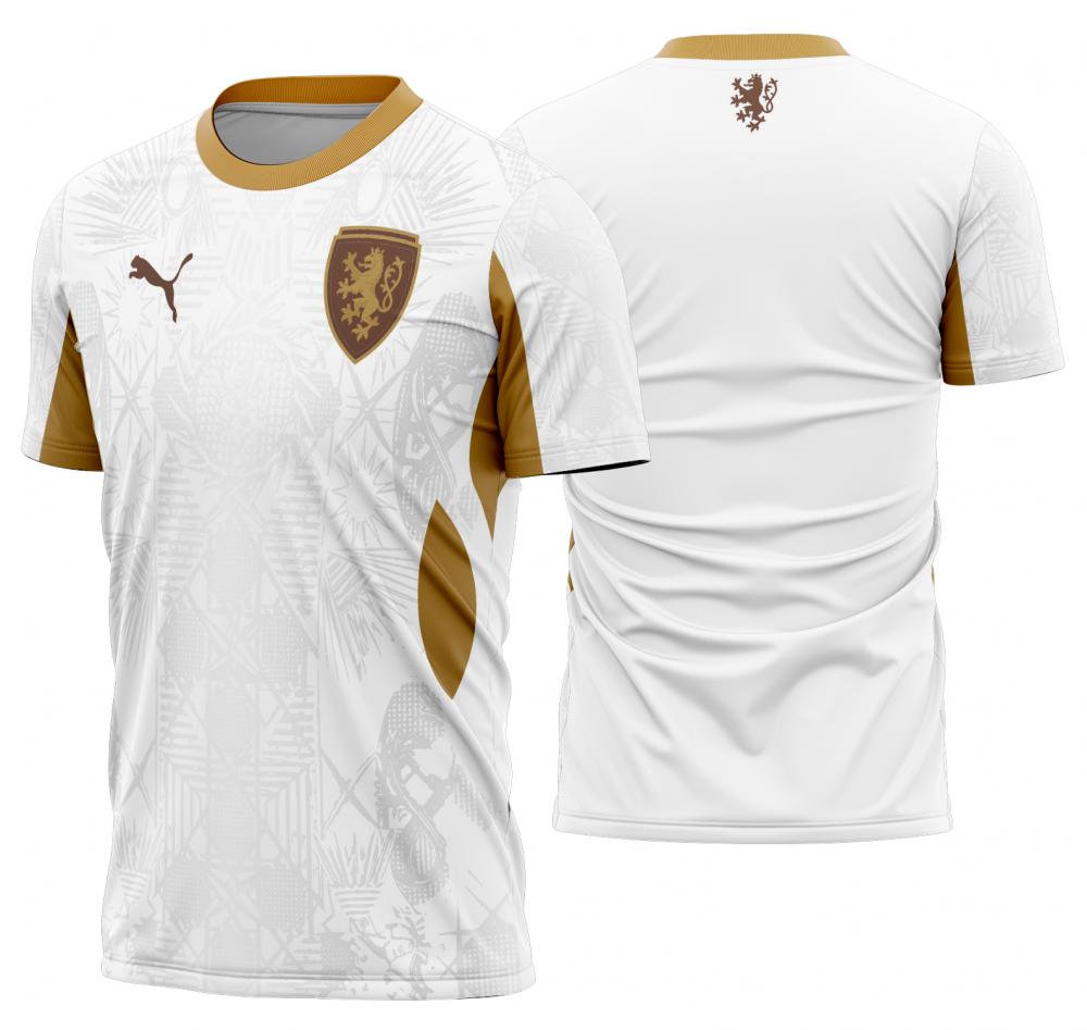 Arte Vetor Camisa Republica Checa Away 2026