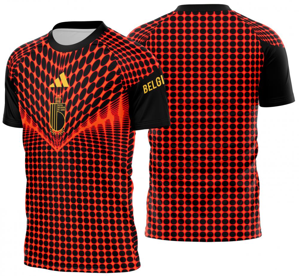 Arte Vetor Camisa Belgica Pre-jogo 2026
