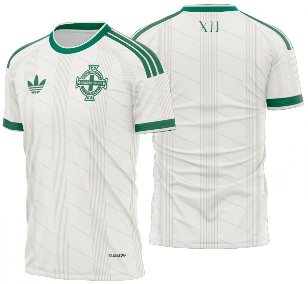 Arte Vetor Camisa Irlanda Norte visita 2026