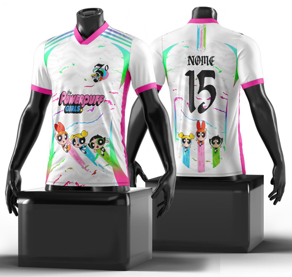 Arte Vetor Camisa Interclasse Meninas Superpoderosas 2024
