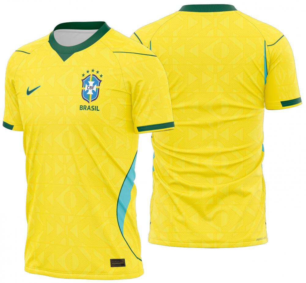 Arte Vetor Camisa Brasil local 2026