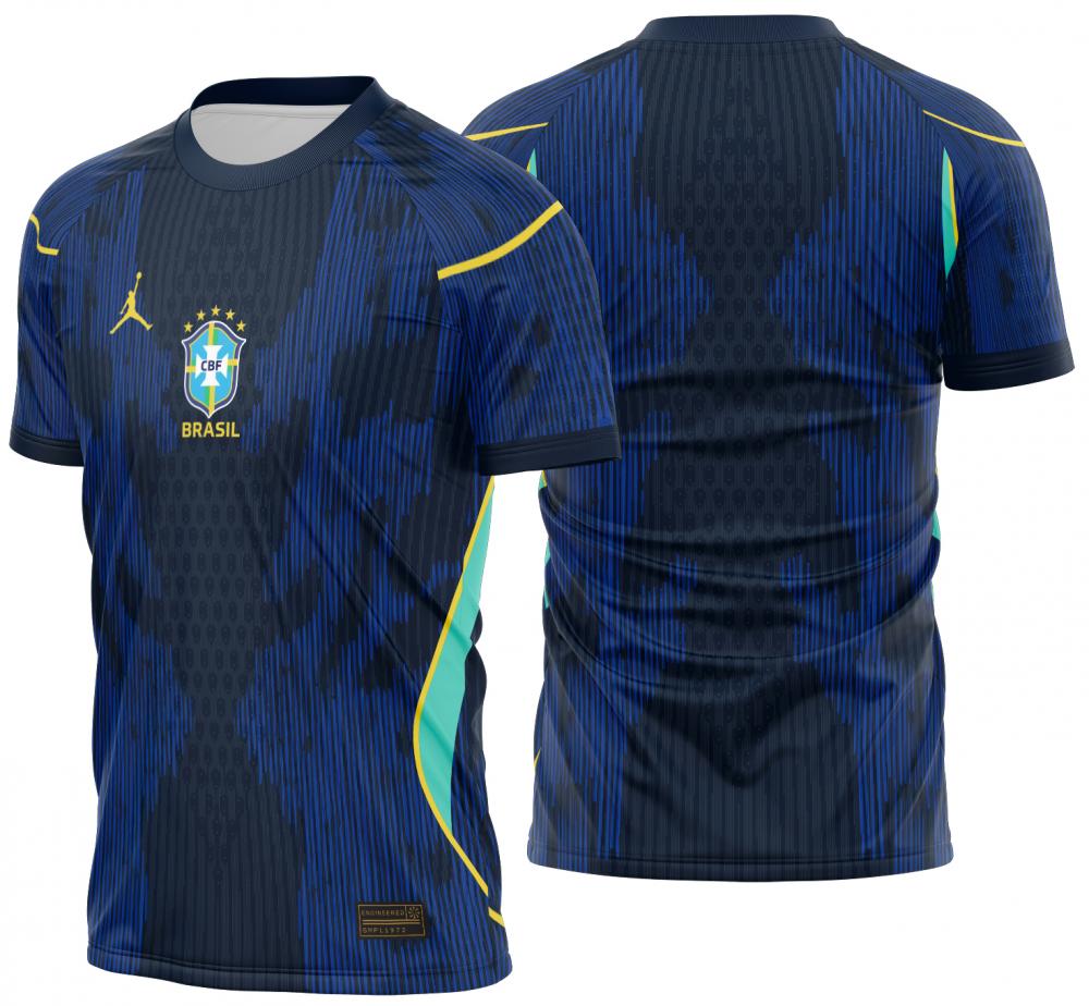 Arte Vetor Camisa Brasil visita 2026