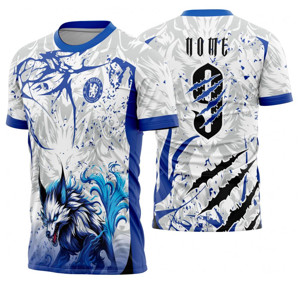 Arte Vetor Camisa Interclasse lobo Mod-892