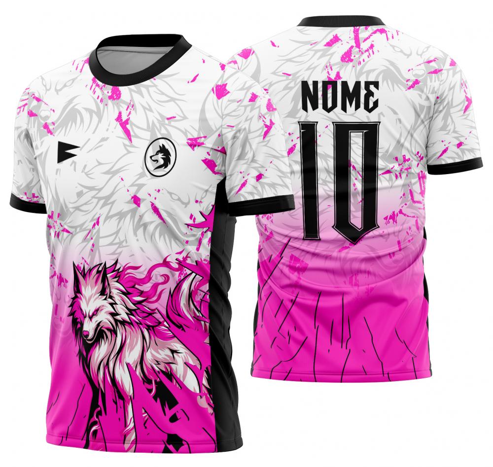 Arte Vetor Camisa Interclasse lobo Mod-884