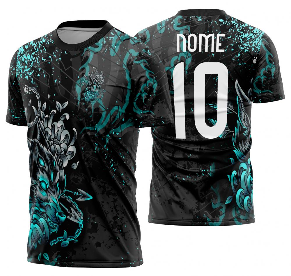 Arte Vetor Camisa Interclasse lobo Mod-881