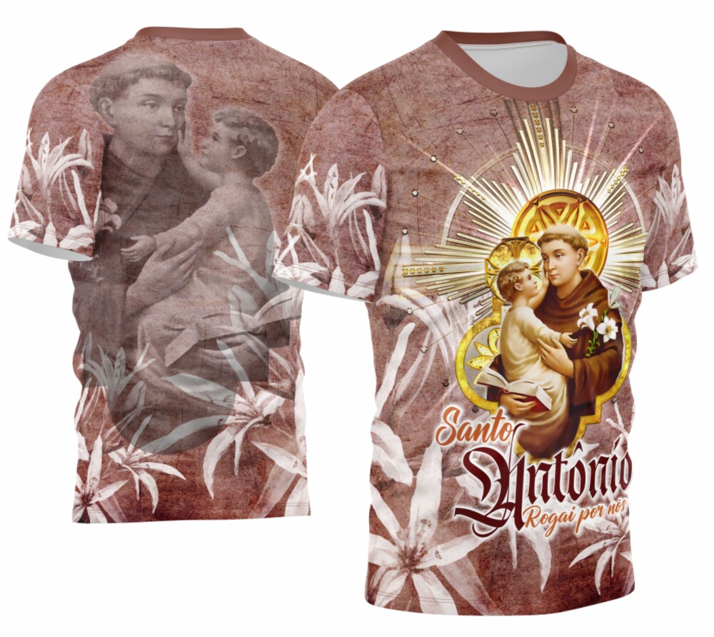 Arte Camisa Santo Antonio Marom Mod-29