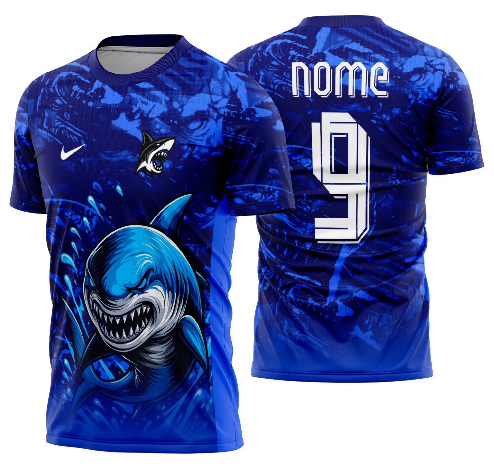 Arte Vetor Camisa Interclasse tubarão Mod-876