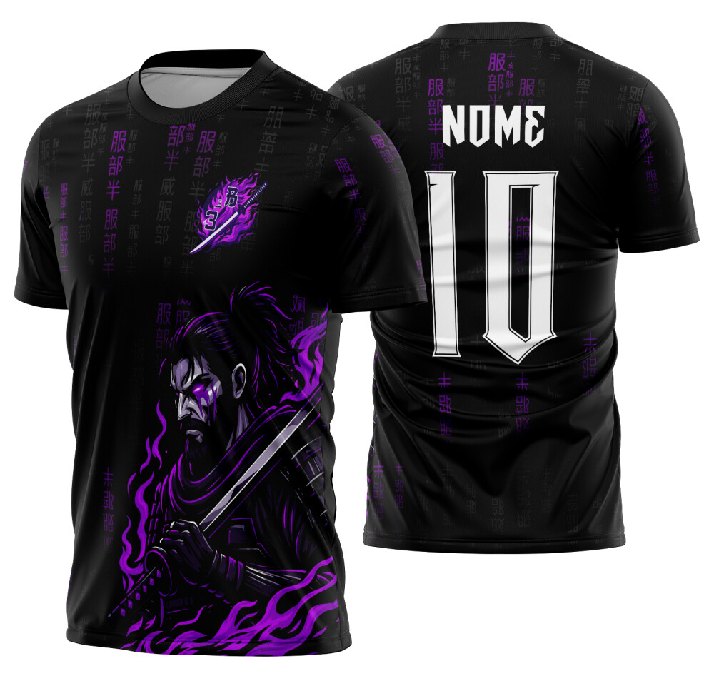 Arte Vetor Camisa Interclasse samurai Mod-872